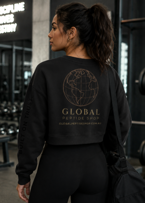 Women's Cropped Jumper - Black
